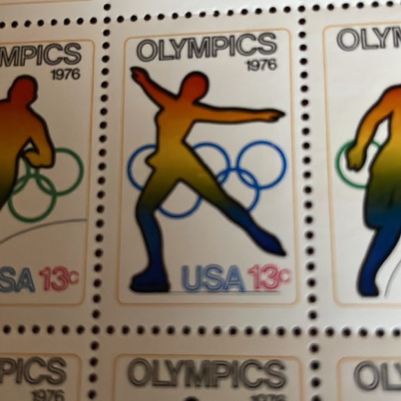 1976 Olympics $.13 stamps - Picture 2 of 5